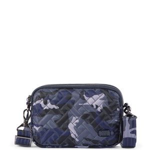 NWT - Lug Camo Navy Coupe Crossbody / Shoulder / Belt Bag